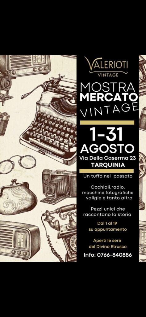 Tarquinia, un secolo di stile in mostra: ad agosto l’esposizione dedicata al vintage fashion